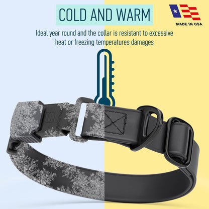 Dogline Biothane Waterproof Dog Collar with Herm Sprenger Stainless Steel Quick Release Buckle