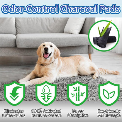 Charcoal Dog Pee Pads Extra Large 28“x34”, Puppy Pads XL 30 Count, Potty Pads for Dogs, Disposable