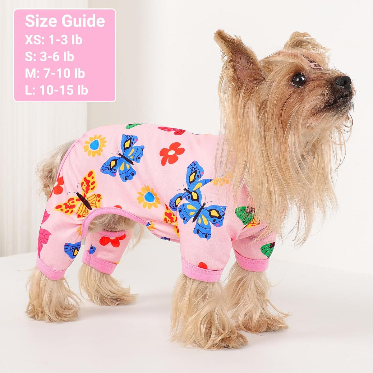 Dog Pajamas Small Sized Dogs Stretchable Summer Dog Clothes Pjs 4 Legs Girl Boy Cute Soft Puppy
