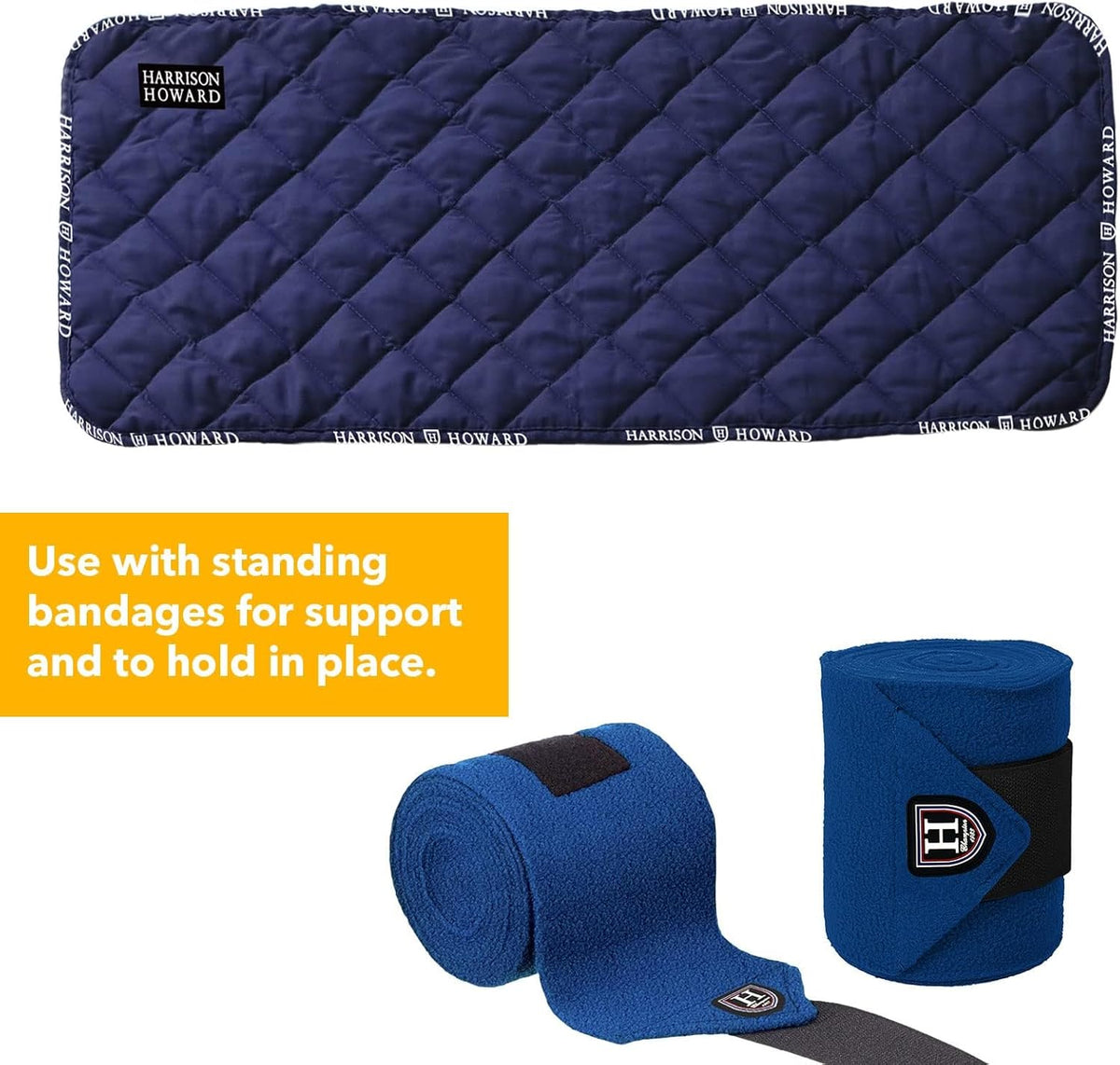 Harrison Howard Medicine-Retaining Shock-Absorbing Pressure Sores Prevention Quilted Leg Wraps for