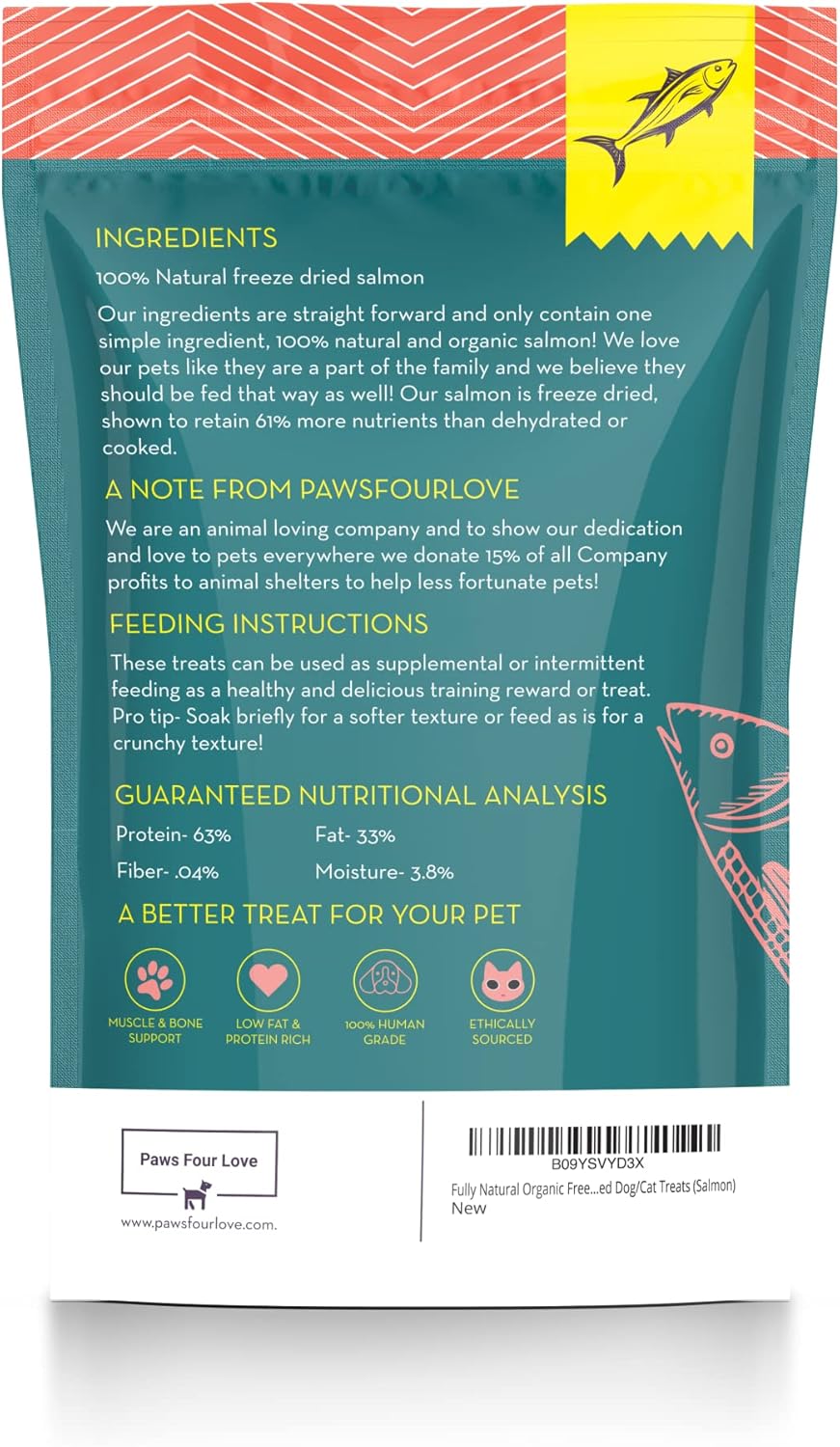 Organic Freeze Dried Dog & Cat Treats - Single Ingredient, Grain Free Food Toppers for Healthy