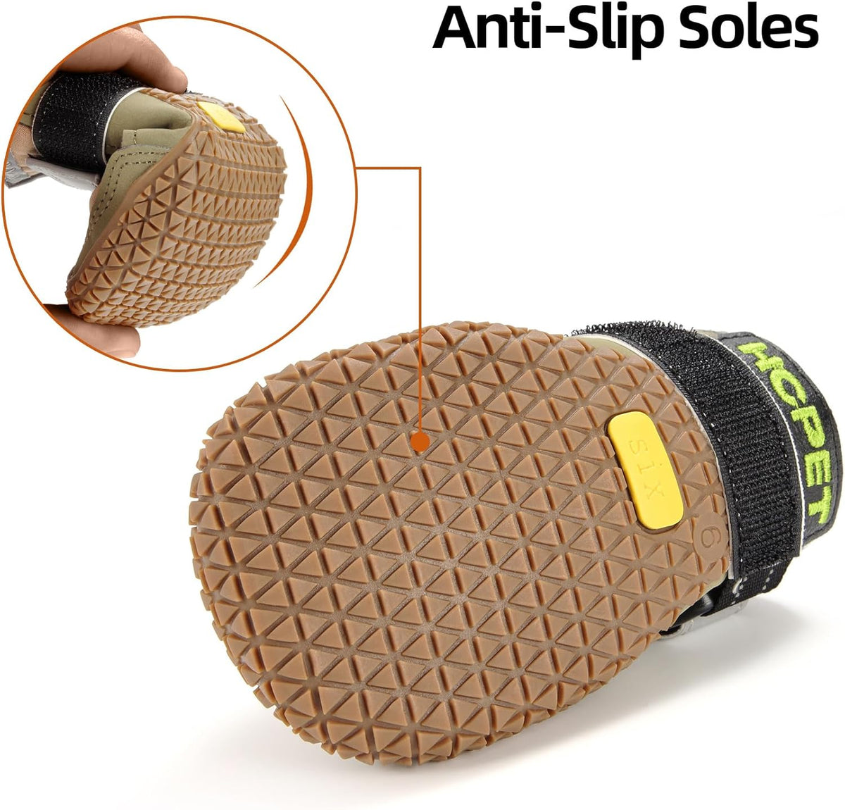 Hcpet Dog Boots for Large Dogs, Dog Shoes for Hot Pavement Winter Snow, Paw Protector Dog Booties