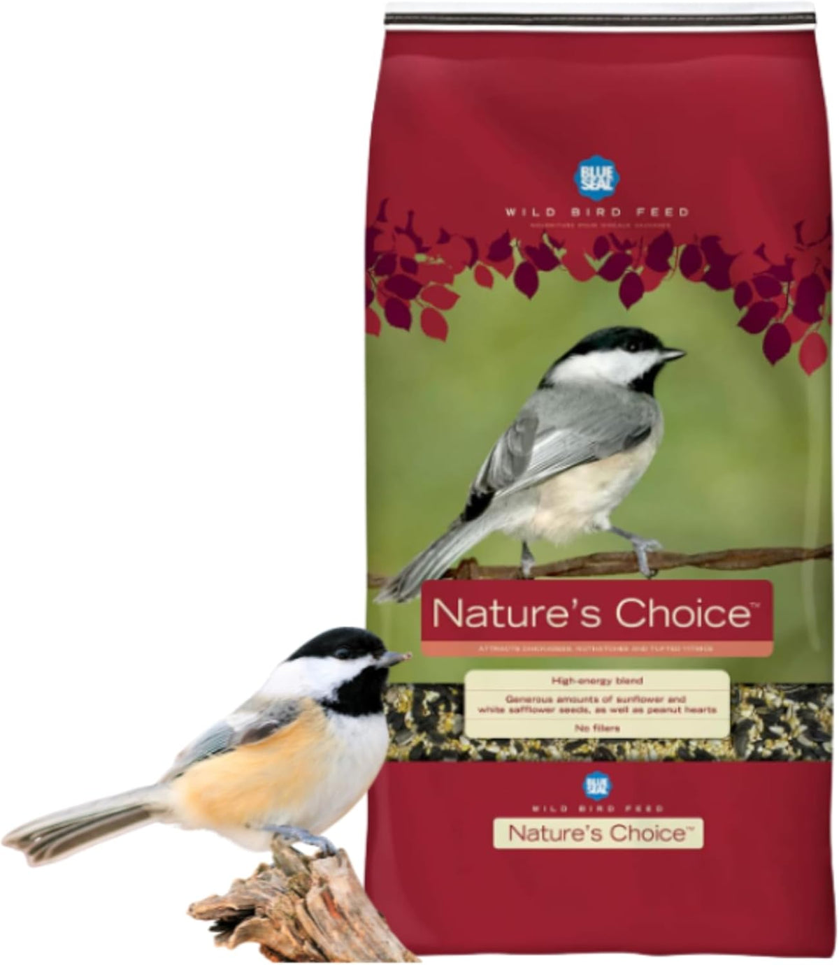 Blue Seal Nature's Choice Wild Bird Seed | High Energy Blend, Sunflower and White Safflower Seeds