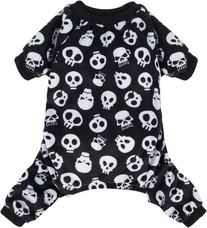 CuteBone Dog Halloween Pajamas Puppy Onesies Small Dogs Soft Pjs Coat Cat Apparel Comfy Pet