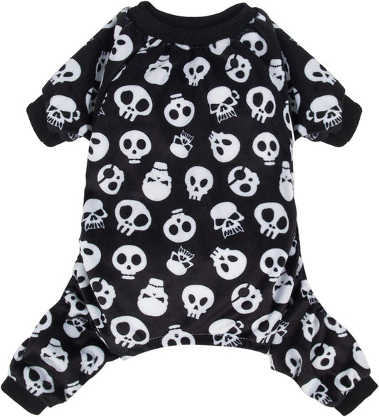 CuteBone Dog Halloween Pajamas Puppy Onesies Small Dogs Soft Pjs Coat Cat Apparel Comfy Pet