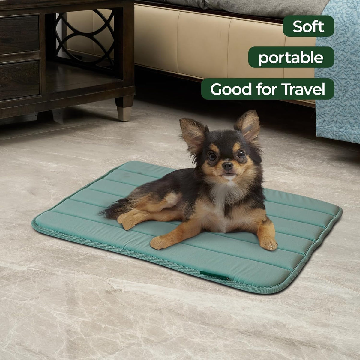 BALANCE Dog Crate Pad, Dog Foam Crate Mat Kennel Pad, Washable Water-Resistant Pet Bed Flat Dogs