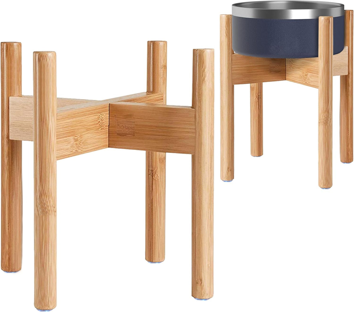 Dog Bowl Stand for Large Dogs - Raises Feeders and Bowls to 12-inch High, Expandable Sideways