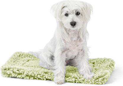 Stoutwool Indestructible Dog Bed - Fluffy Chew Proof Dog Crate Pad - Tough Kennel Pad for