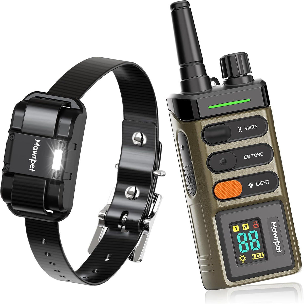 Dog Training Collar with Remote-5200FT, Dog Shock Collar with IPX7 Waterproof, Shock, Vibration