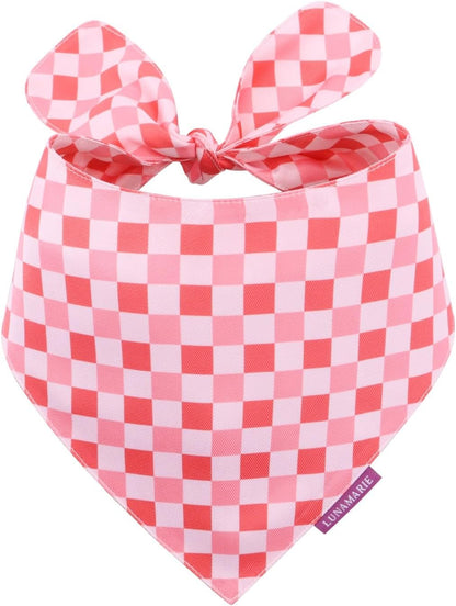 LunaMarie - Luxury Pet Birthday Bandanas -Premium & Silky Poly Fabric | 100% Handmade | Custom