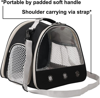 Bearded Dragon Carrier,Lizards Carrier, Small Animal Travel Carrier for Hedgehog Rat Parrot Bird