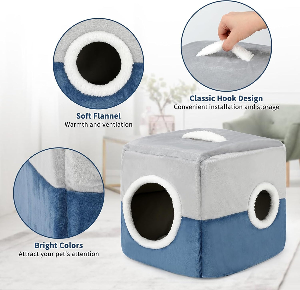 Large Size Parrot Nest House Bed, Winter Warm Bird Snuggle Hut Comfortable Hanging Birds House Cage