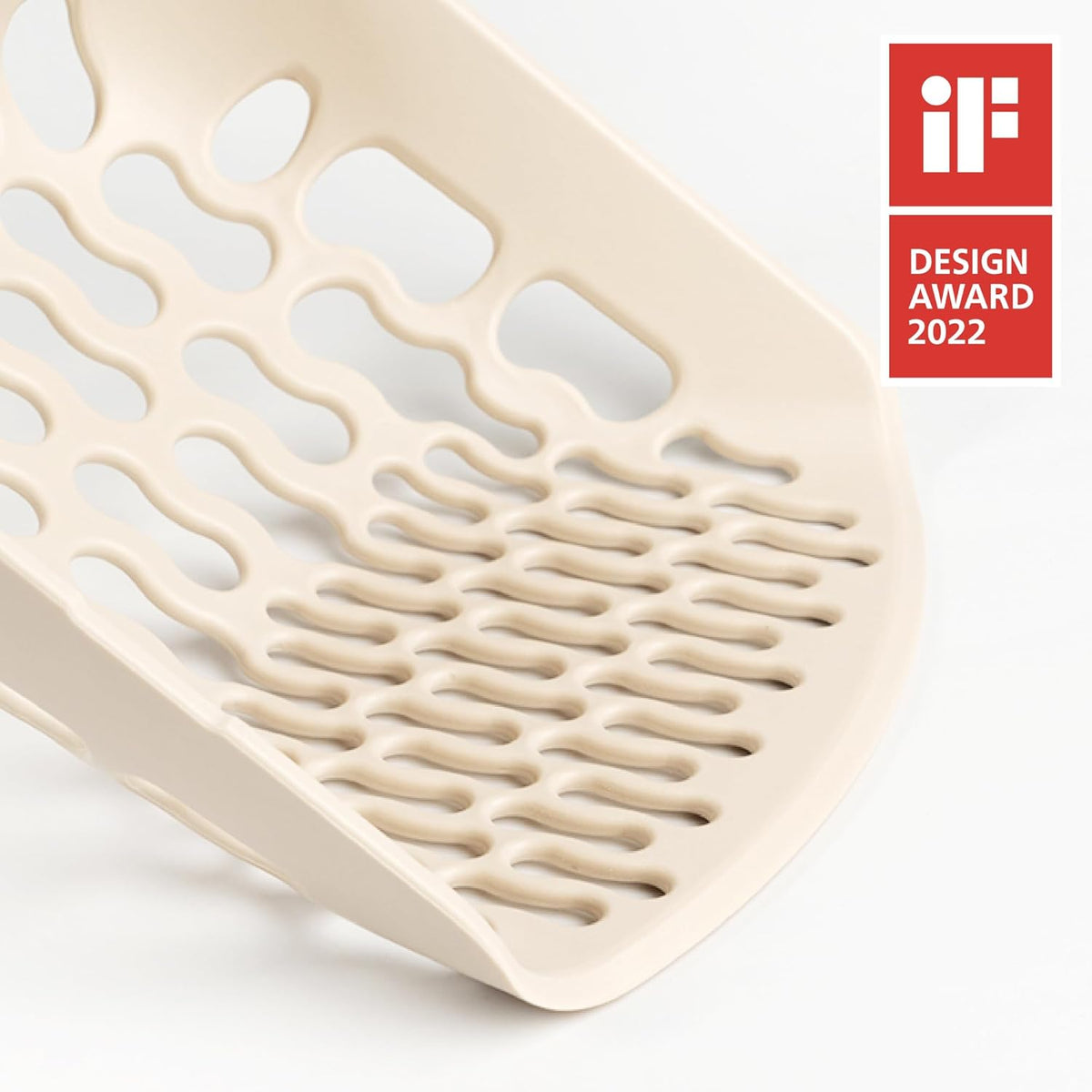 Lady N - Infinity Cat Litter Scoop: Easy Sifting with 8-Shaped Hole Design for Tofu Cat Litter and