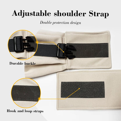 Dog & Cat Carrier Sling, Adjustable Soft Padded Shoulder Puppy Carrier, Hands-Free Dog Carrier Bag