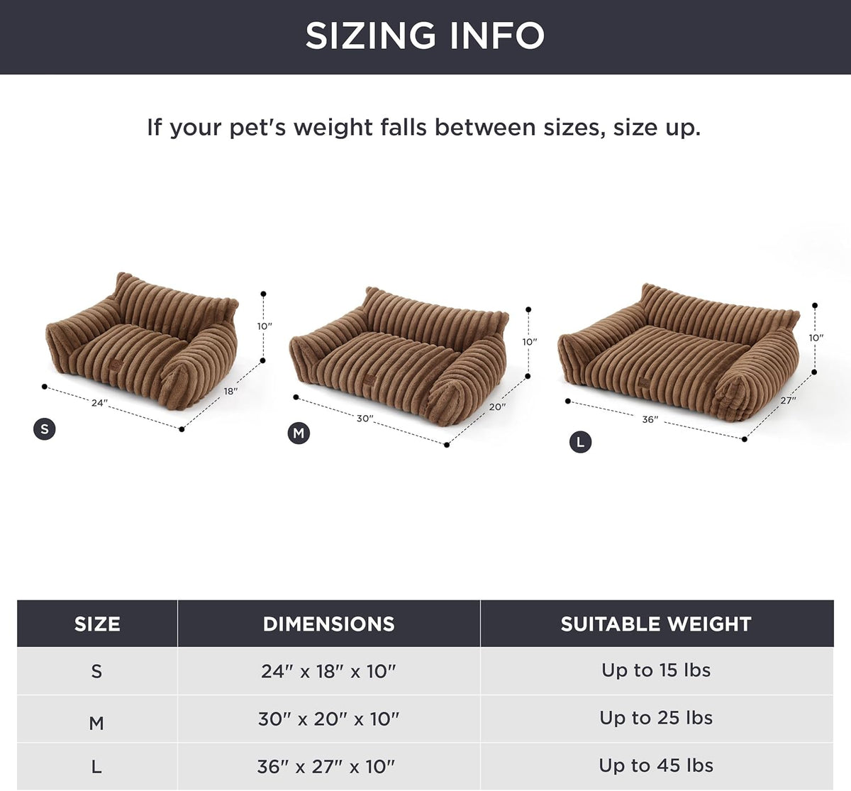 Bedsure Cute Dog Couch for Pets - Fluffy Dog Sofa with Premium Soft Corduroy Fleece, Pet Couch Bed