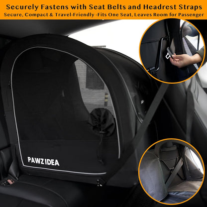 PAWZIDEA Dog Stroller for Large Dogs, Pet Stroller with Detachable Carrier for Portable Dog Crate