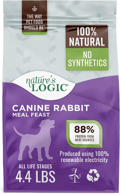 Nature's Logic Dry Dog Food - 100% Natural - No Synthetics - For All Ages, Sizes, Breeds - Free