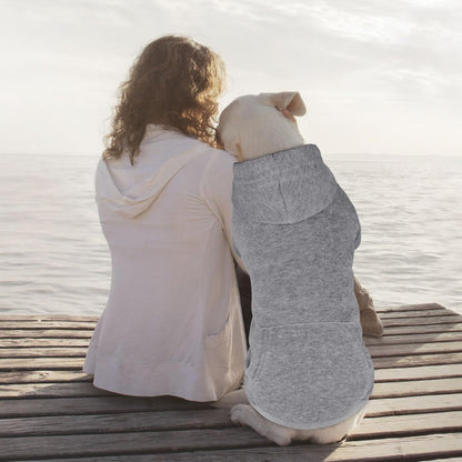 Dog Hoodie Dog Sweaters for Large Dogs Dog Sweater Solid Soft Brushed Fleece Dog Clothes Dog Hoodie