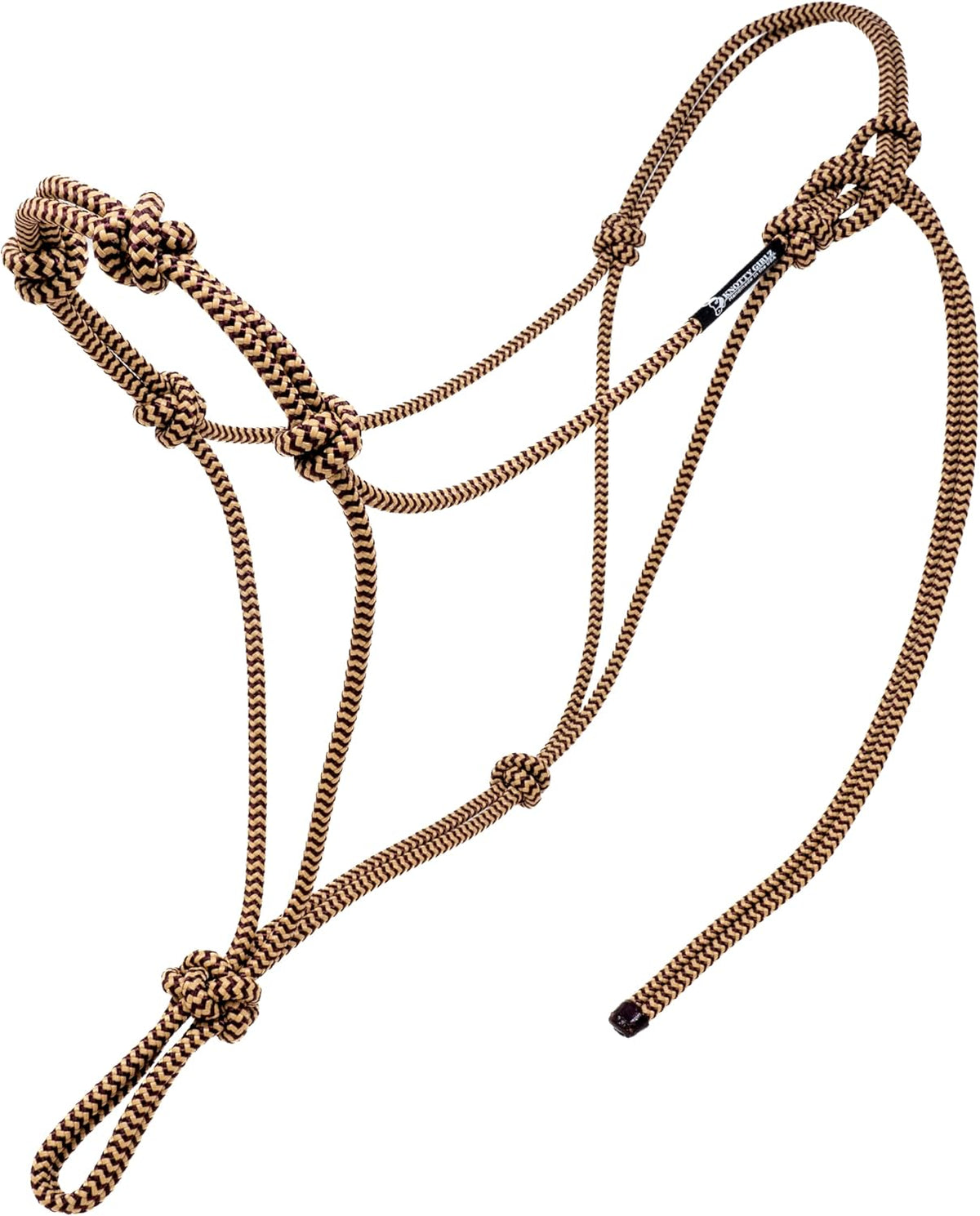 Horse Rope Training Halter - 4 Knot 1/4" Stiff Halter Cord - Used by Famous Trainers Multiple Sizes