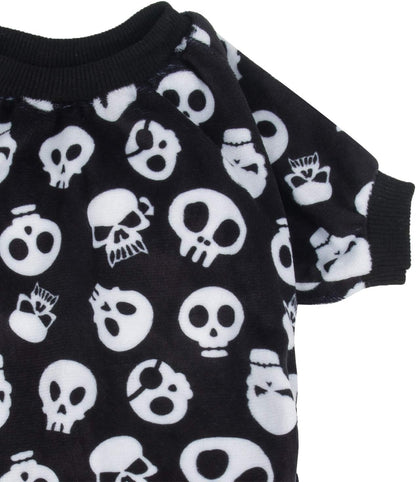 CuteBone Dog Halloween Pajamas Puppy Onesies Small Dogs Soft Pjs Coat Cat Apparel Comfy Pet