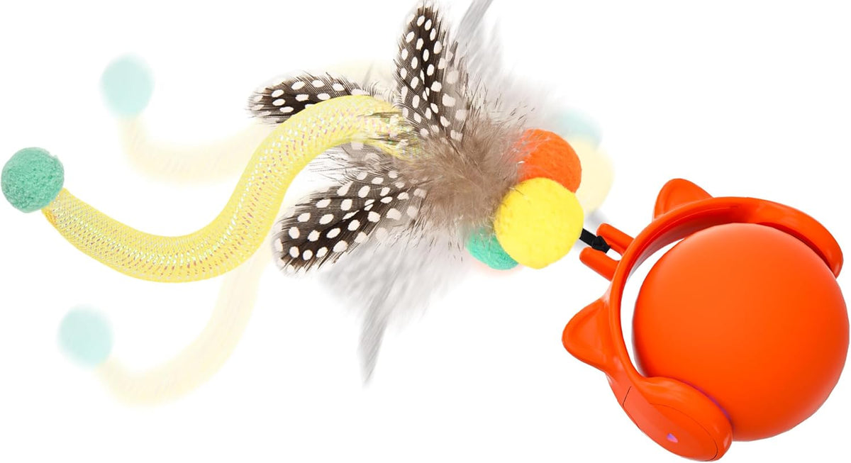 ORSDA Cat Toys for Indoor Cats, New Intelligent Voice Timing Touch Control Cats Ball, Simulate