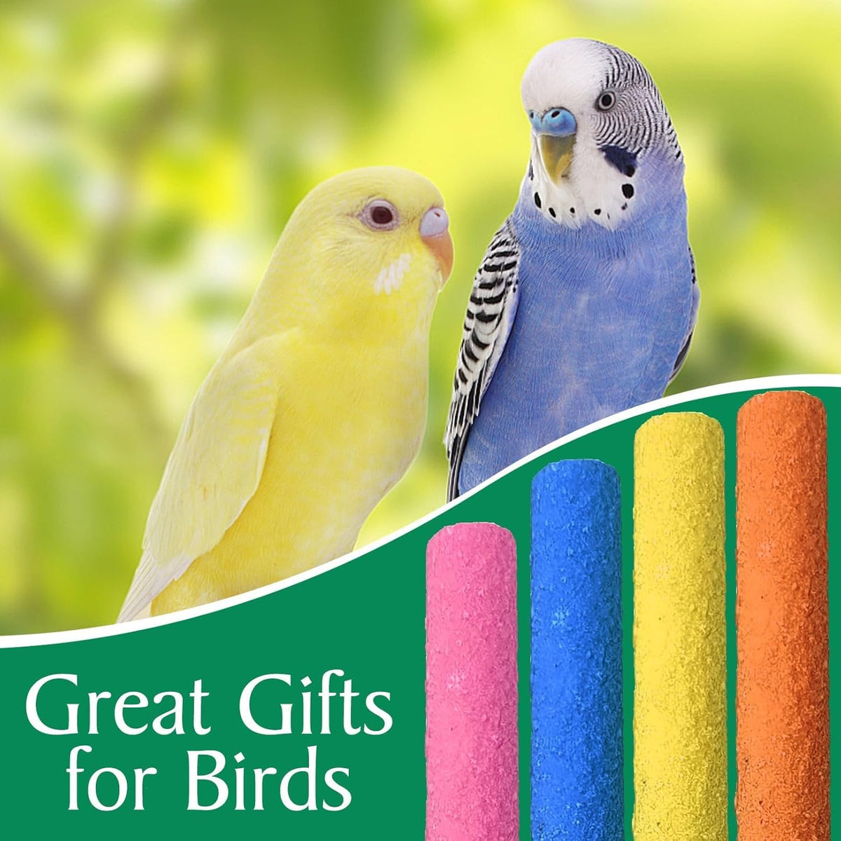 Hamiledy Bird Grinding Perch for Parrots Sand Bird Perches Claw Trim Cage Perches for Parakeets