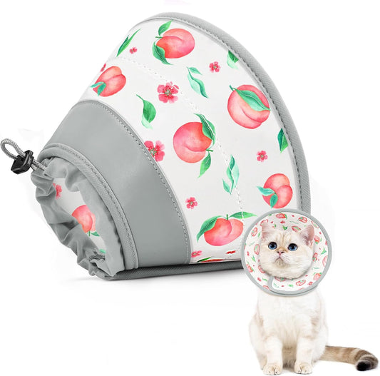 Cat Cone Collar Soft to Stop Licking, Adjustable, Foldable Lightweight Kitten Cones After Surgery