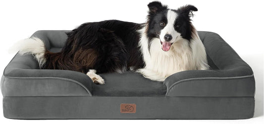 Bedsure Orthopedic Dog Beds Large Sized Dog - Washable Large Dog Cat Bed Waterproof, Comfort Dogs
