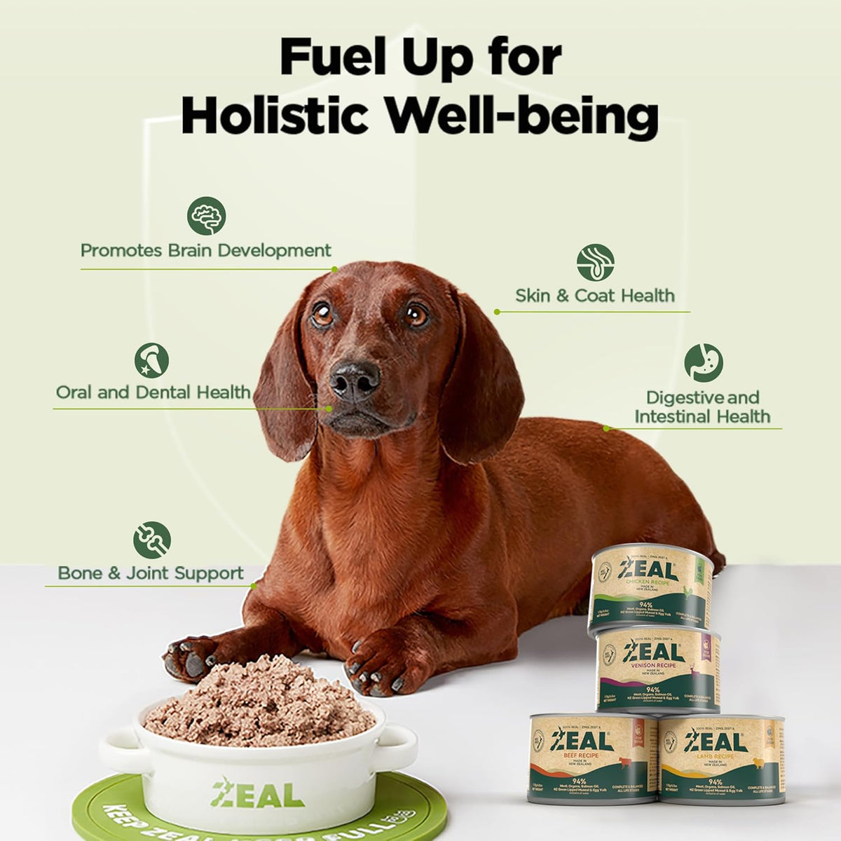 ZEAL New Zealand Canned Wet Dog Food – High Protein, Pure Nutrition, Grain-Free with Superfoods