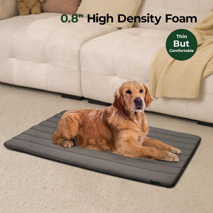 BALANCE Dog Crate Pad, Dog Foam Crate Mat Kennel Pad, Washable Water-Resistant Pet Bed Flat Dogs