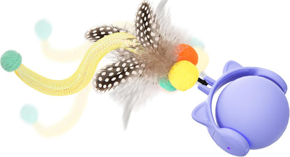 ORSDA Cat Toys for Indoor Cats, New Intelligent Voice Timing Touch Control Cats Ball, Simulate