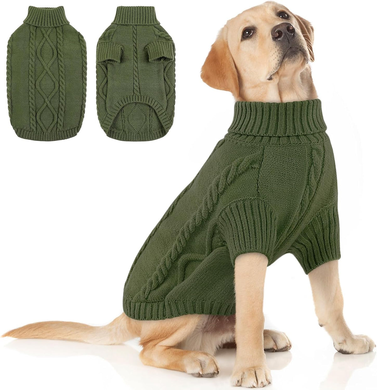 Queenmore Dog Sweater for Large Size Pet,Pitbull Dog Sweater,XXL Doggy Sweater for Labrador