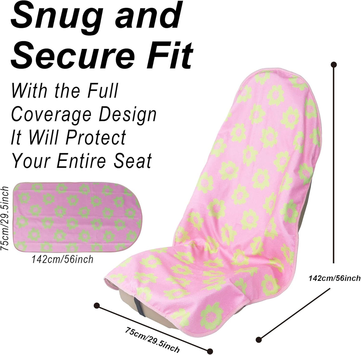 Car Seat Cover Protector Front Seats,for Gym Workout,Running,Swimming,Beach and Hiking,Waterproof