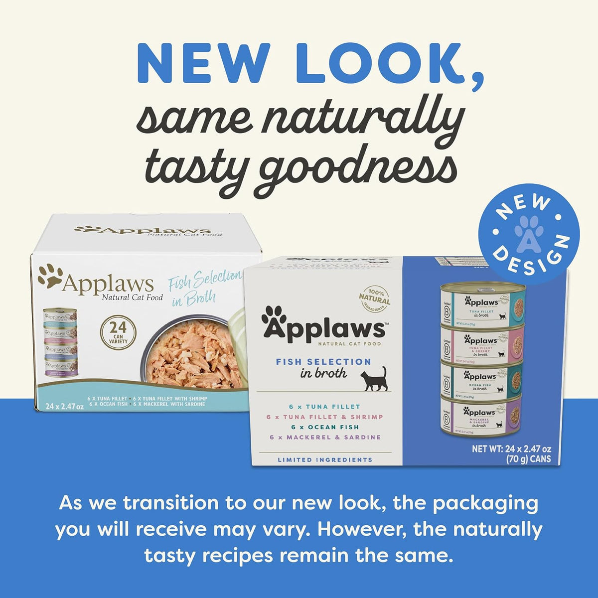 Applaws Natural Wet Canned Cat Food, Made with Limited and Natural Ingredients, Real Protein with
