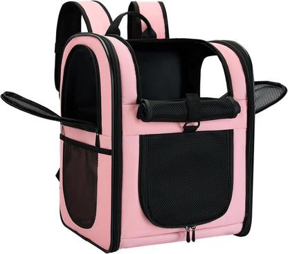 Apollo Walker Dog & Cat Carrier Backpack for 4-15lb Pets - Ventilated Safe Design with Padded Back