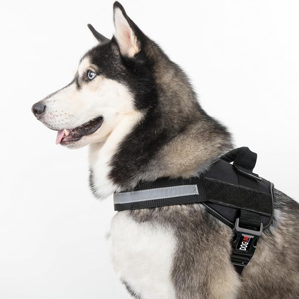 Dogline Dog Harness, Reflective No-Pull Adjustable Vest with Handle, Breathable No-Choke Harness