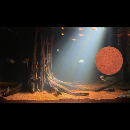 11lb Natural South American Rainforest Sand, Aquarium red Sand, Lava Rock Soil, Red Lava Rock Sand
