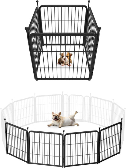 FXW Rollick Unleashed Dog Playpen for Indoor, Yard, RV Camping, 24 inch 4 Panels for Small and