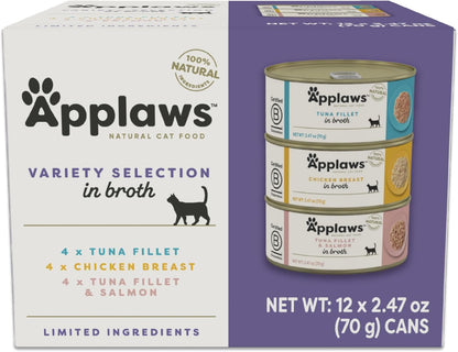 Applaws Natural Wet Canned Cat Food, Made with Limited and Natural Ingreidents, Real Protein with