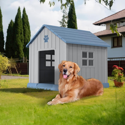 DRATO Dog House Indoor Outdoor for Small to Large Sized Dogs Indoor Outdoor Doghouse Puppy Shelter