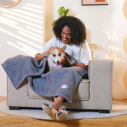 1 Pack 3 Calming Blankets Fluffy Premium Fleece Pet Blanket Soft Sherpa Throw for Dog Puppy Cat