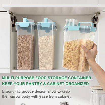 TBMax Airtight Rice Container 10 Lbs Cereal Dispenser, Small Pet Cat Dog Food Storage Container