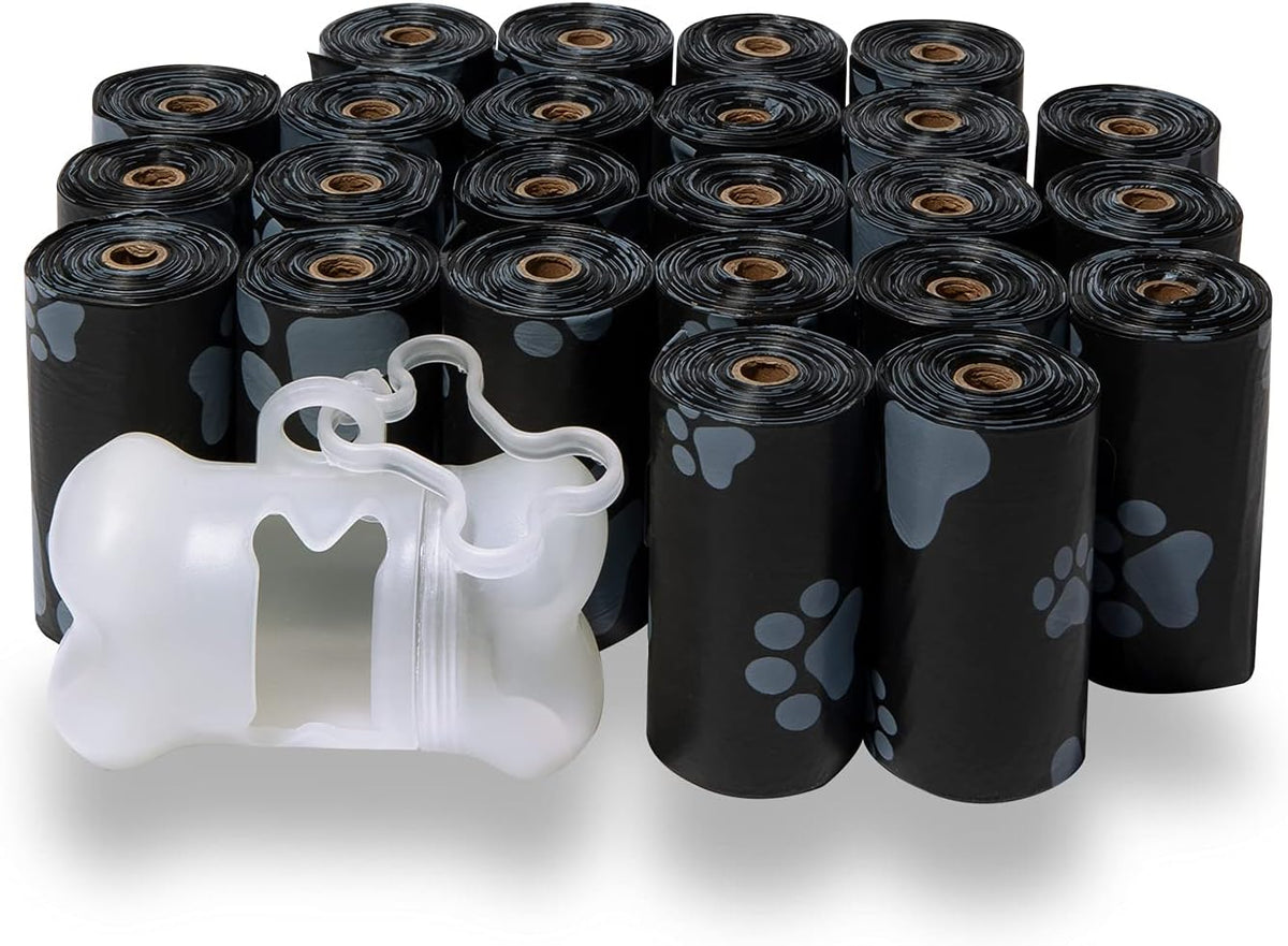 Best Pet Supplies Dog Poop Bags (360 Bags) for Waste Refuse Cleanup, Doggy Roll Replacements for