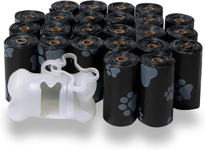 Best Pet Supplies Dog Poop Bags (360 Bags) for Waste Refuse Cleanup, Doggy Roll Replacements for
