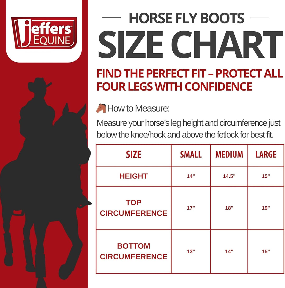 Jeffers Romper Stomper Fly Boots for Horses - Grey, Large – Breathable Mesh Leg Wraps for Insect