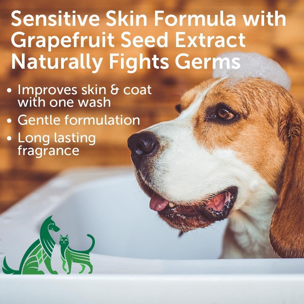 Nootie - Pet Shampoo for Sensitive Skin - Revitalizes Dry Skin & Coat - Natural Ingredients