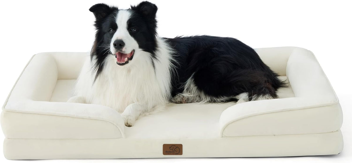 Bedsure Orthopedic Dog Beds Large Sized Dog - Washable Large Dog Cat Bed Waterproof, Comfort Dogs