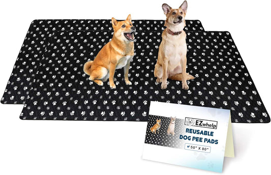 EZwhelp Reusable Dog Pee Pads, Washable Waterproof Mats for Dog Potty Training or Whelping Pads