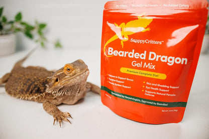 Bearded Dragon Food - Premium Complete Diet Gel Mix for Juvenile and Adult, Made in US FDA