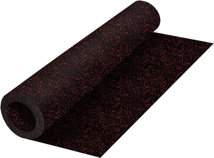 Genaflex Rubber Gym Floor Mat - 8mm Thick - Heavy Duty Commercial Protective Gym Flooring Roll (10%